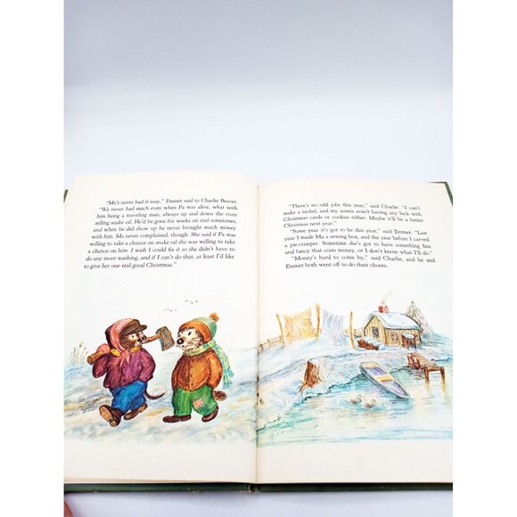Emmet Otter’s Jug-Band Christmas HC Book 1971 Russell Hoban Lillian Hoban Henson - Picture 11 of 16